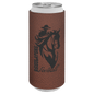 Football Leatherette Slim Beverage Holder