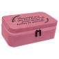 Pink Large Leatherette Jewelry Box