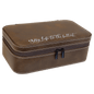 Rustic/Silver Large Leatherette Jewelry Box