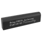 Black\Silver Lasered Leatherette Pill Box with Days of the Week Organizer