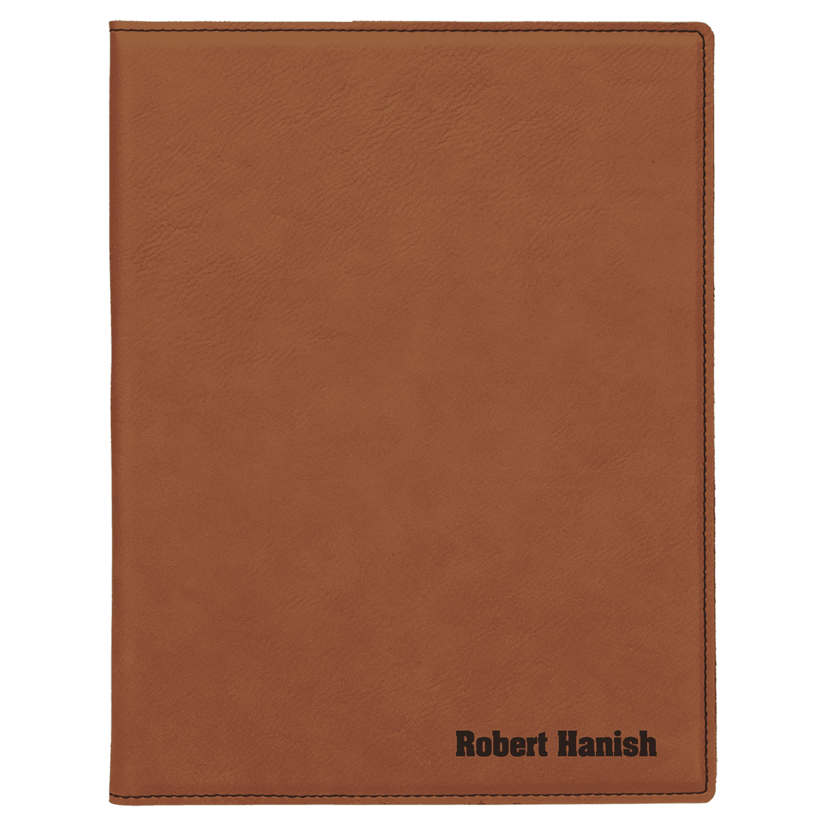 Rawhide Small Leatherette Portfolio with Notepad
