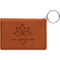 Rawhide Leatherette ID Holder with Keychain