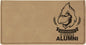 Light Brown Leatherette Checkbook Cover