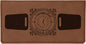 Dark Brown Leatherette Checkbook Cover