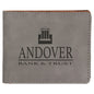 Gray Leatherette Bifold Wallet