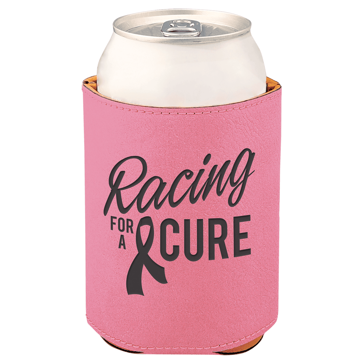 Pink Leatherette Beverage Holder