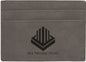 Gray Leatherette Money Clip