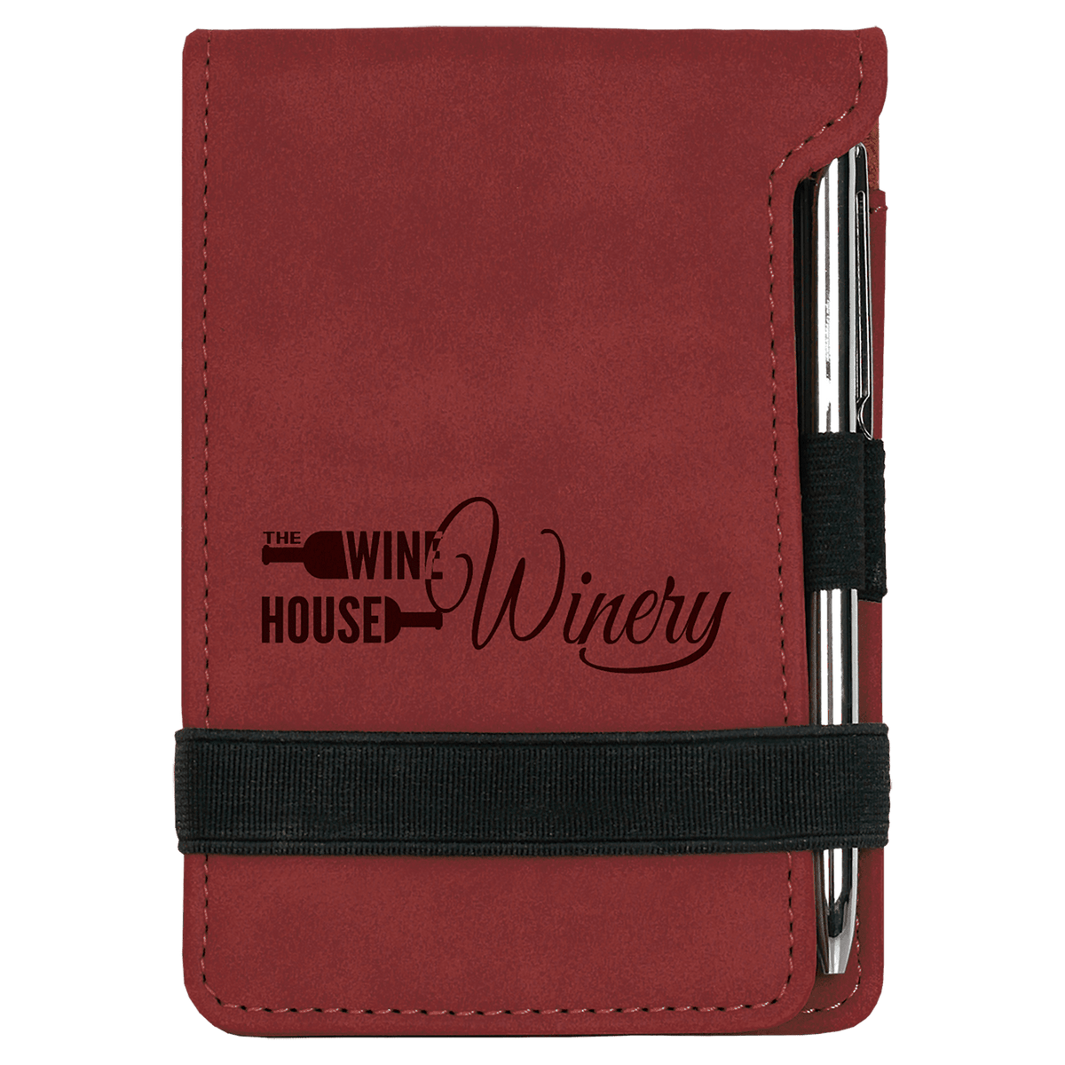 Rose' Leatherette Mini Notepad & Pen Set