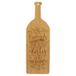 Wine Bottle Bamboo Cutting Board