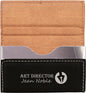 Black/Silver Leatherette Hard Business Card Holder