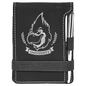 Black/Silver Leatherette Mini Notepad & Pen Set