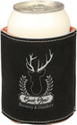 Black/Silver Leatherette Beverage Holder