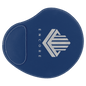 Blue Silver Laserable Leatherette Mouse Pad