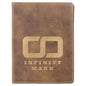 Rustic/Gold Leatherette Passport Holder