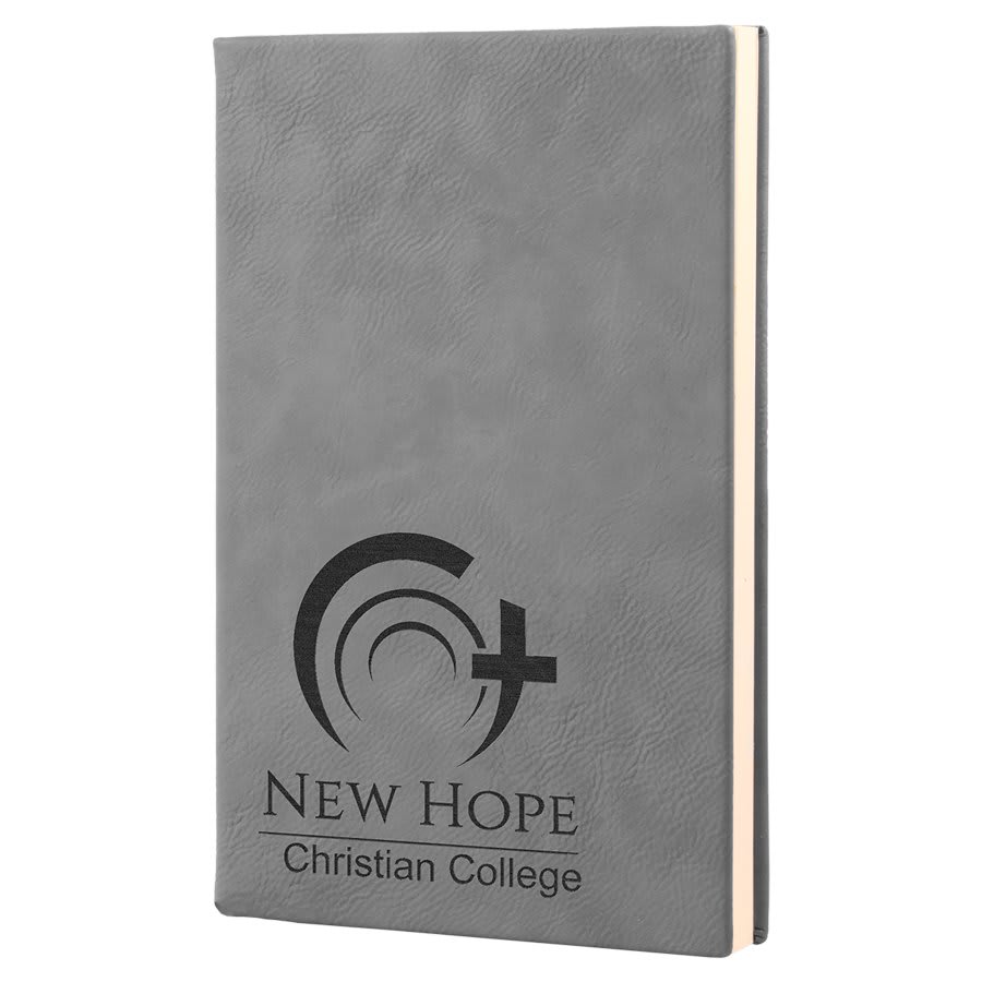 Gray Leatherette Journal