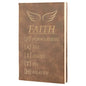 Rustic/Gold Leatherette Journal