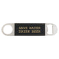 Black/Gold Leatherette Bottle Opener