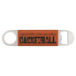 Basketball Leatherette Bottle Opener