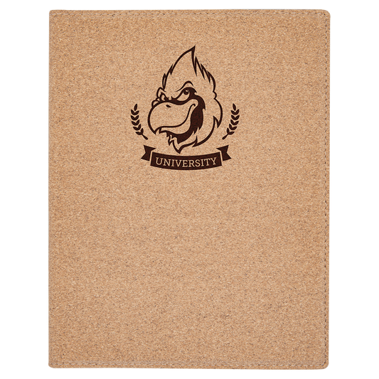 Cork Small Portfolio with Notepad