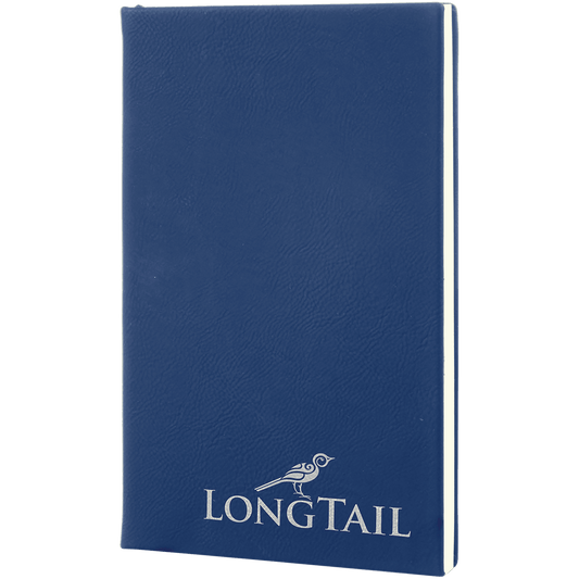 Blue/Silver Leatherette Journal