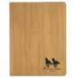 Bamboo Leatherette Portfolio with Notepad