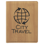 Bamboo Leatherette Passport Holder