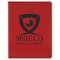 Red Laserable Leatherette Passport Holder