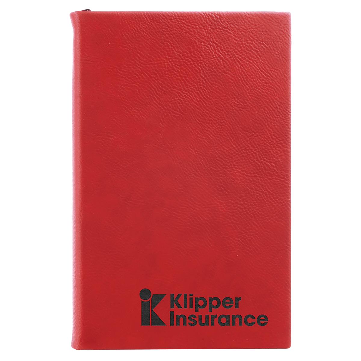 Red Laserable Leatherette Journal