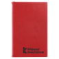 Red Laserable Leatherette Journal