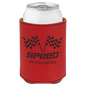 Red Laserable Leatherette Beverage Holder