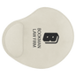 White Laserable Leatherette Mouse Pad
