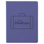 Purple Leatherette Passport Holder