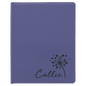 Purple Leatherette Portfolio with Notepad