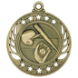 Baseball/Softball Galaxy Medal-Gold