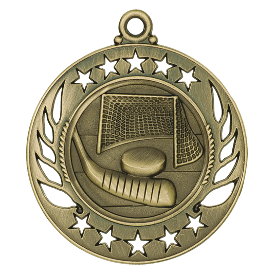 Hockey Galaxy Medal-Gold