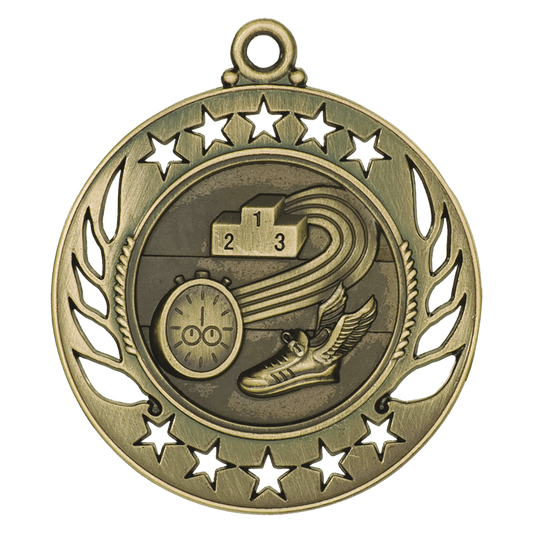 Track Galaxy Medal-Gold