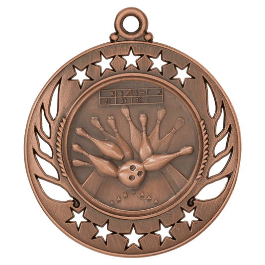 Bowling Galaxy Medal-Bronze