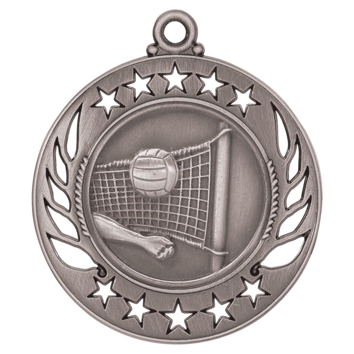 Volleyball Galaxy Medal-Silver