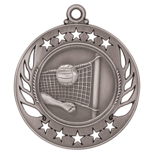 Volleyball Galaxy Medal-Silver