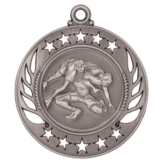Wrestling Galaxy Medal-Silver
