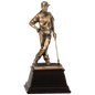 Male Bronze Golf Resin-9"
