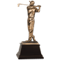 Male Bronze Golf Resin-9 3/4"