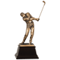 Male Bronze Golf Resin-8 3/4"