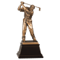 Male Bronze Golf Resin-13 1/4"
