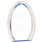 7" Blue Oval Halo Acrylic