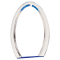 8" Blue Oval Halo Acrylic