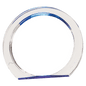 5 3/8" Blue Round Halo Acrylic
