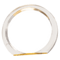 5 3/8" Gold Round Halo Acrylic