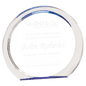 6 3/8" Blue Round Halo Acrylic