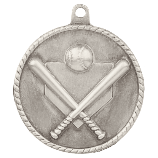 Baseball/Softball High Relief Medal-Silver